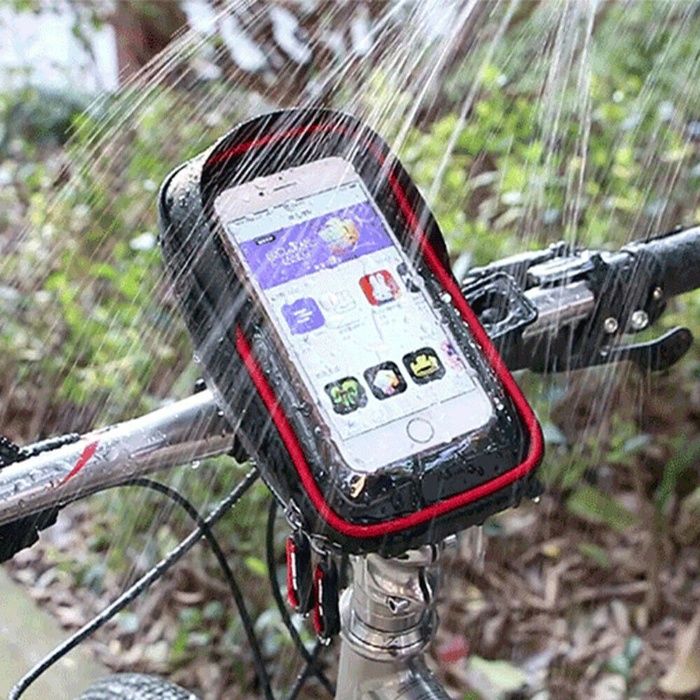 Husa geanta 6inch waterproof smartphone pipa bicicleta ghidon glovo