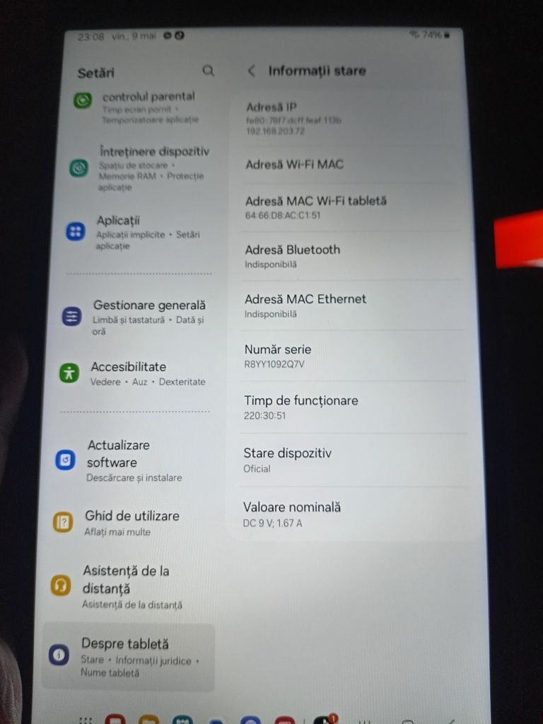 Vând Sau Schimb Tableta Samsung Tab A9