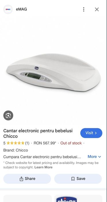 Cantar chicco bebelusi