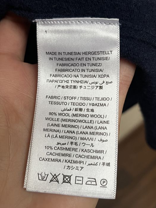 Pulover bărbați Gant, lână și cașmir