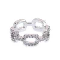 Inel Chain cu Cristale Zirconia Argint 925