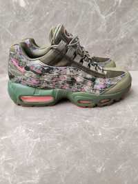 Nike Air Max 95 Floral Camo Neutral Olive Sneakers Womens US 7 38EUR