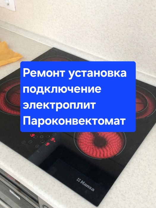 Ремонт электроплит ремонт варочной поверхности ремонт пароконвектомат