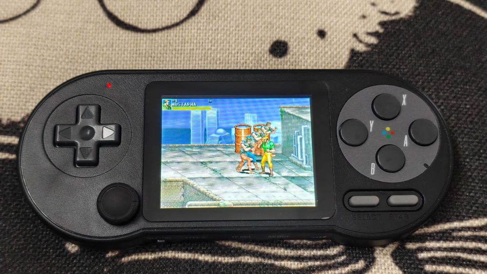 Ретро гейм конзола DATA FROG SF2000 6000 игри 3 инча втори джойстик