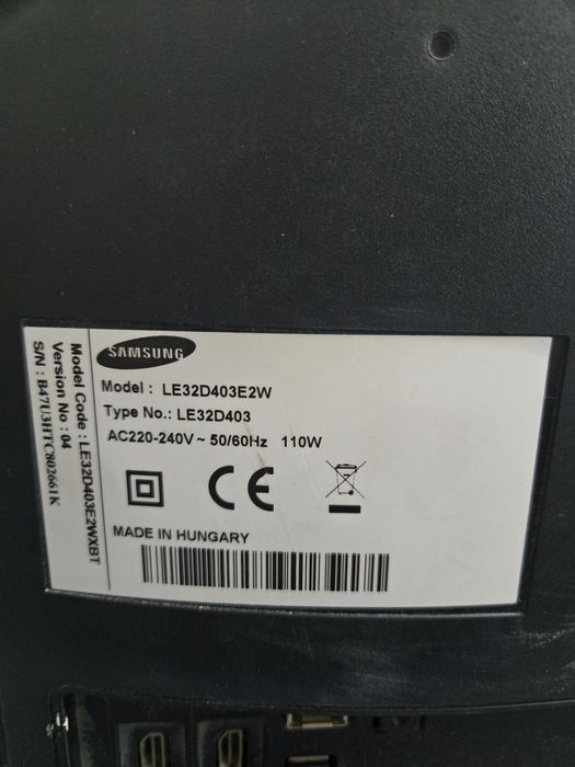 Televizor Samsung 80CM / Model : LE32D403E2W
