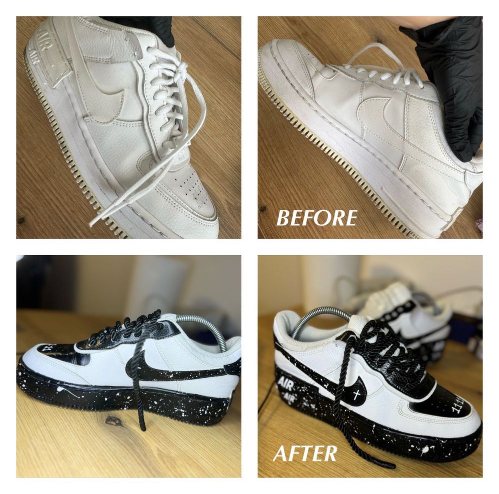 Adidasi / sneakers personalizati / custom made / pictati manual nike