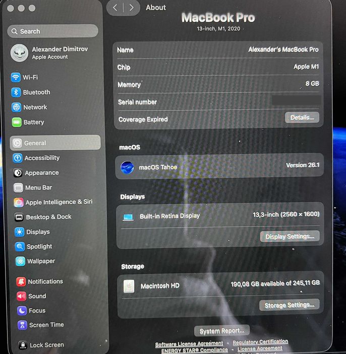 Apple MacBook Pro M1 (2022) 13.3" с екстри