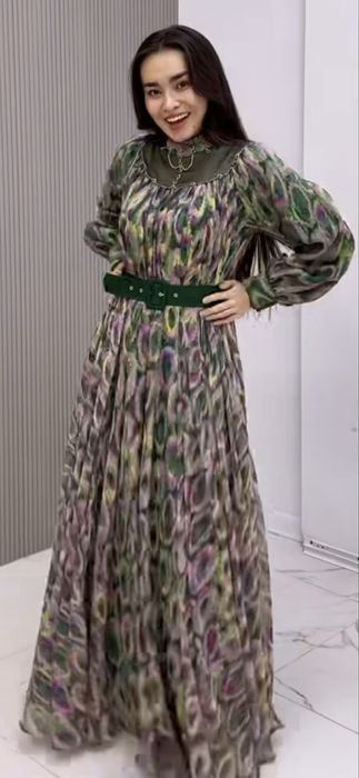 Турецкий шифон көйлек сатылады. Көп киілмеген. 44-48 размерге болады