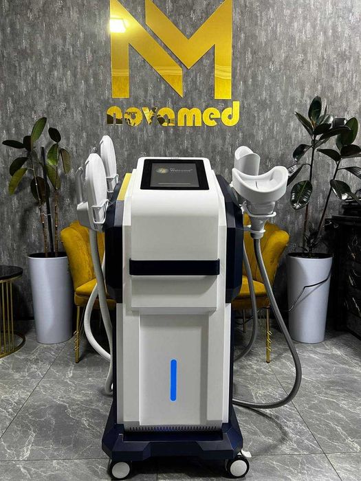 Косметологический аппарат Криолиполиза и EMS Cryo 2 in 1 four handles