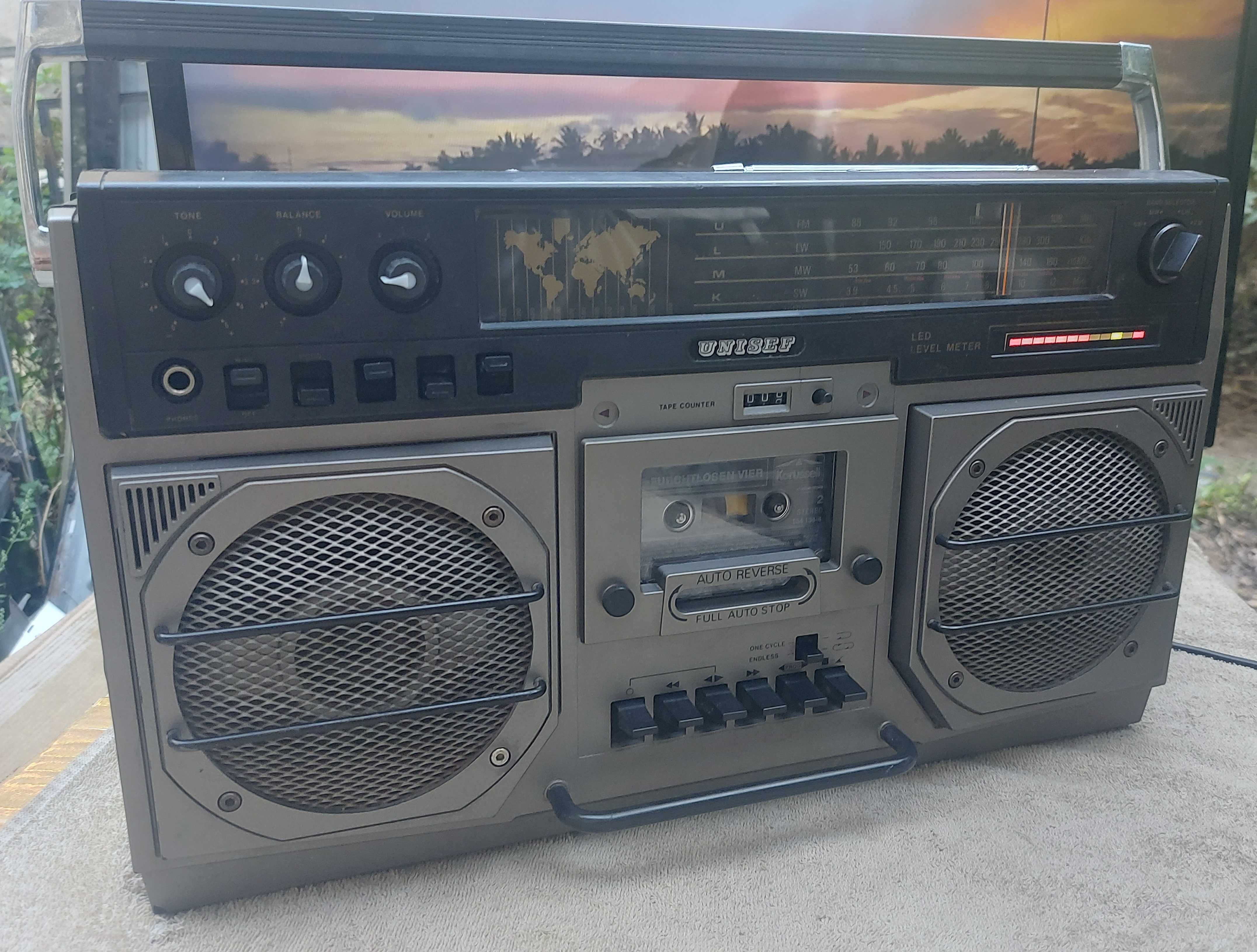 Unisef TU-7000 Auto Reverse Radio Cassette Recorder