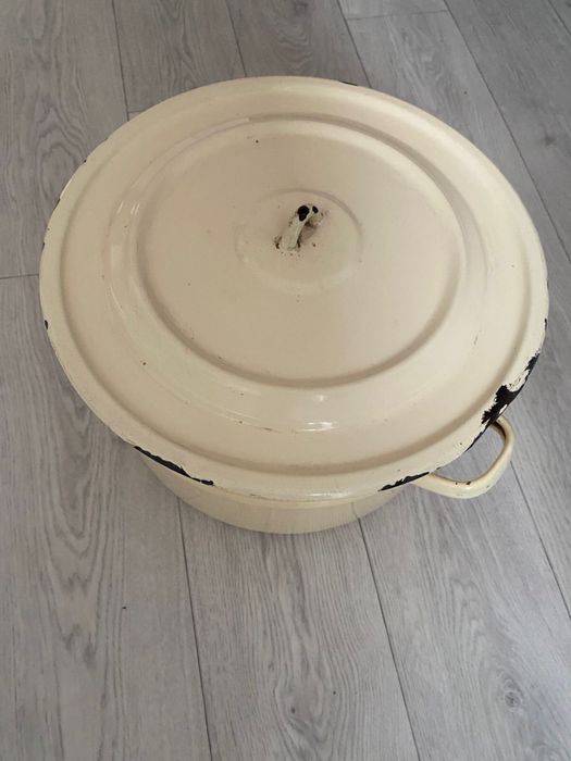 Эмалированная кастрюля, 10 литров, советская