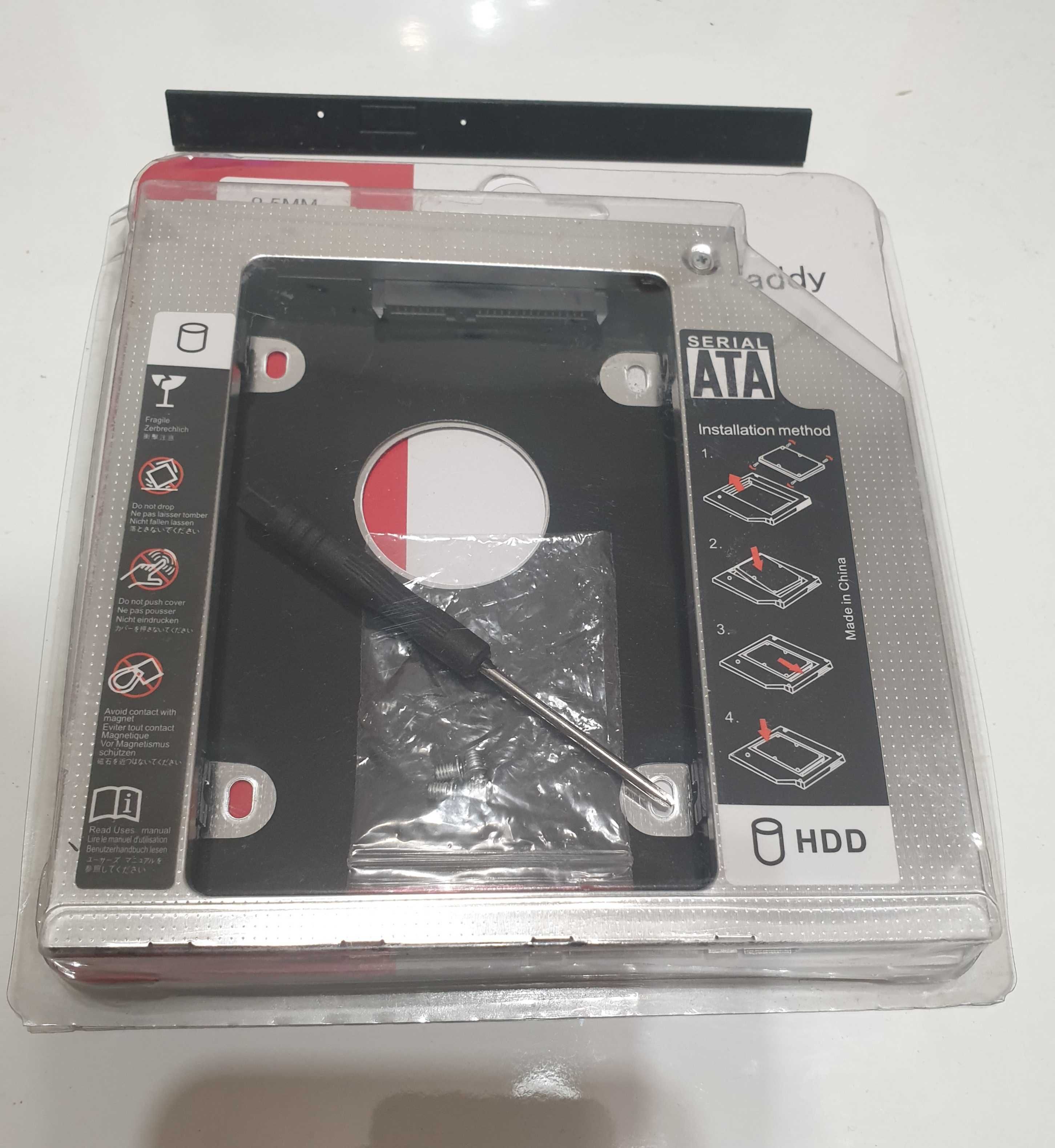 Адаптер Optibay с DVD на SSD/HDD 2.5" SATA, 9.5 мм