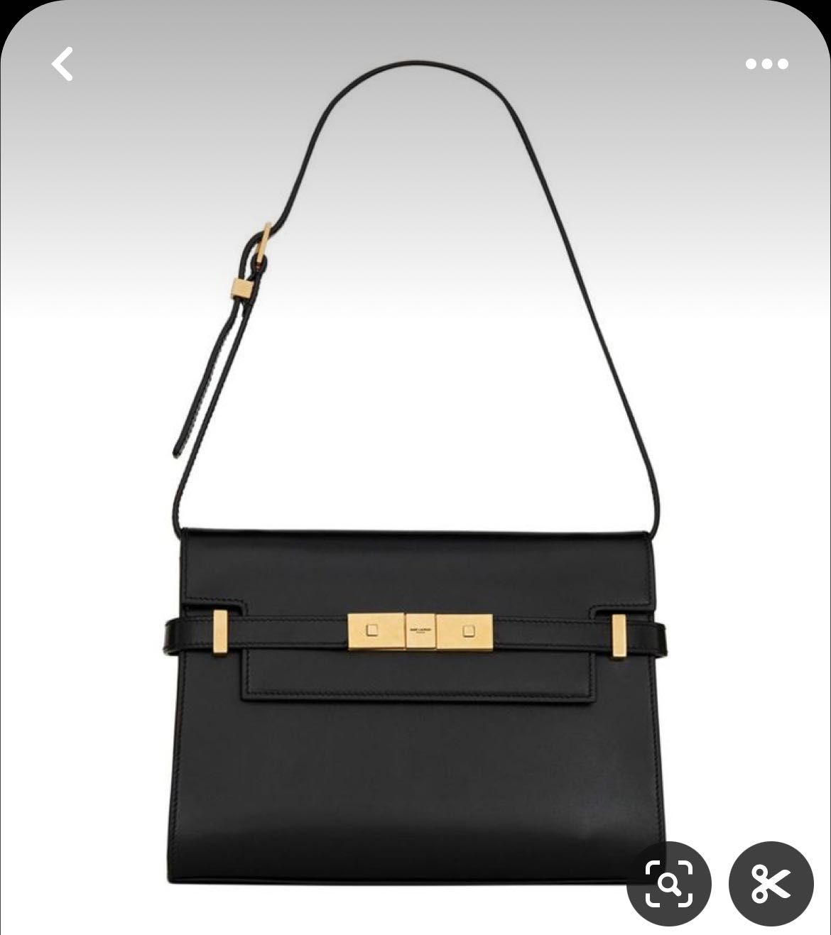 YSL Manhattan bag черна дамска чанта