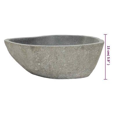 Chiuvetă din piatră de râu, (37- 46)x(29-36) cm