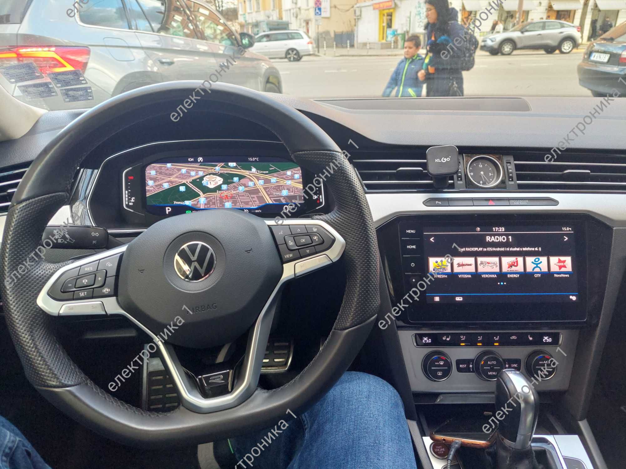 Дигитално табло спортен волан мултимедия навигация VW AUDI SKODA ДР
