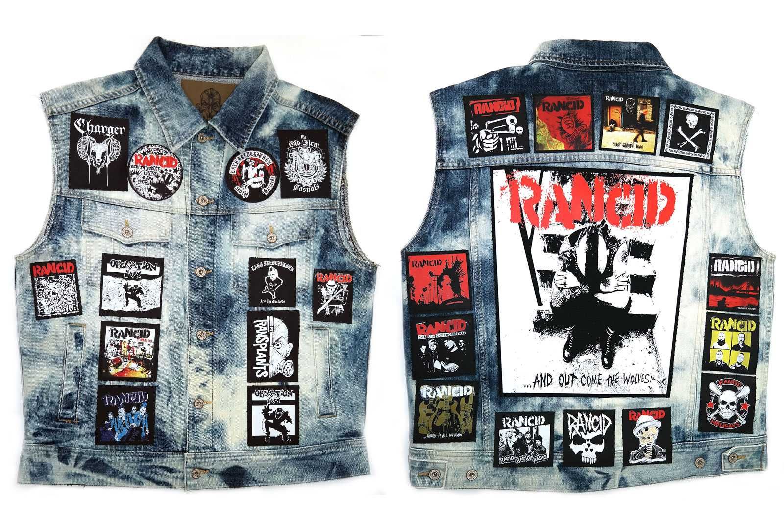 Пънкарско Дънково Яке/Елек,Punk Battle Vest/Jacket Rancid