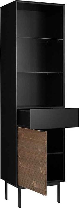 Set living din MDF și lemn (comoda tv + vitrina)