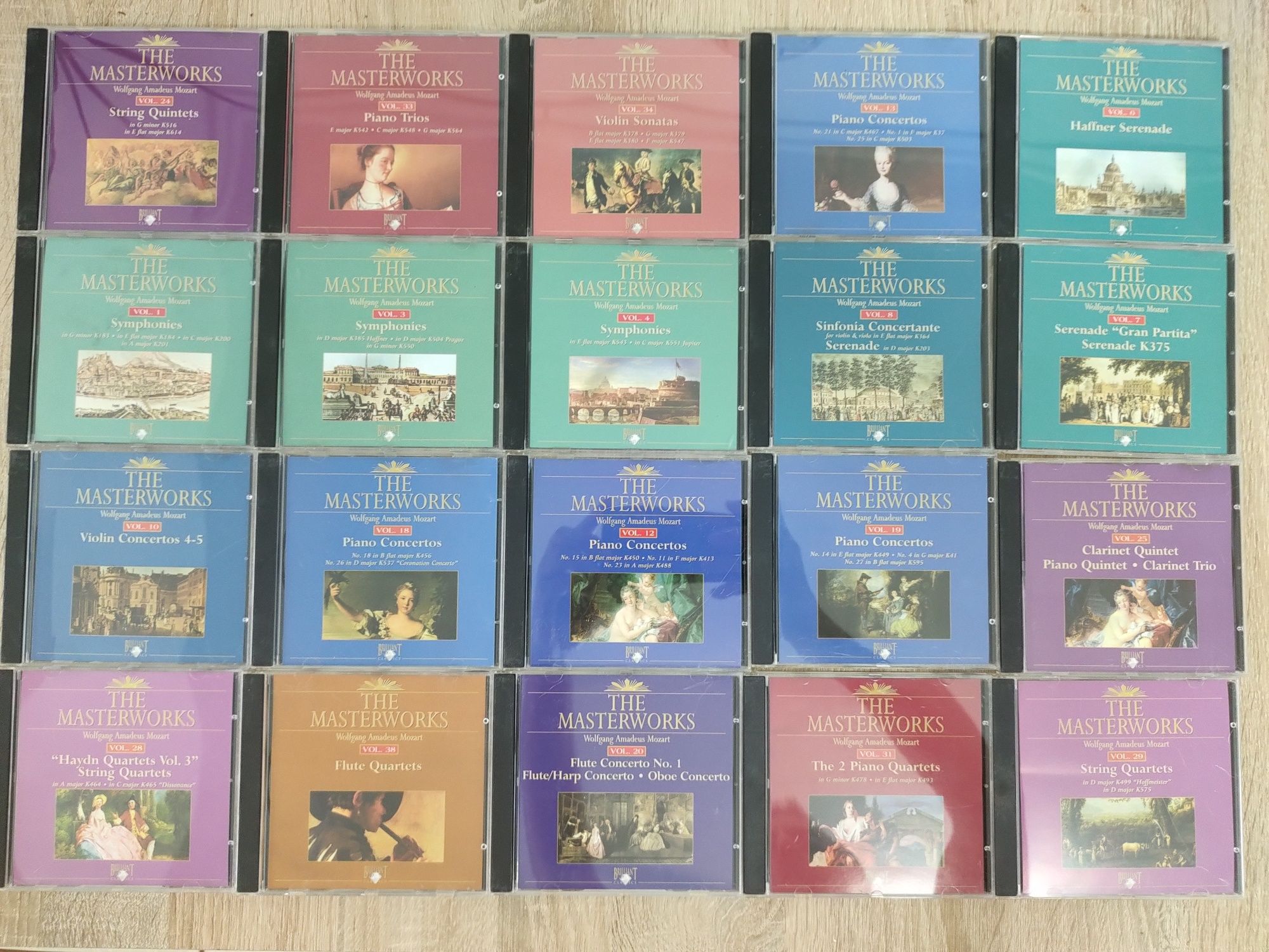 Colectie 40 cd originale clasica W. Amadeus Mozart