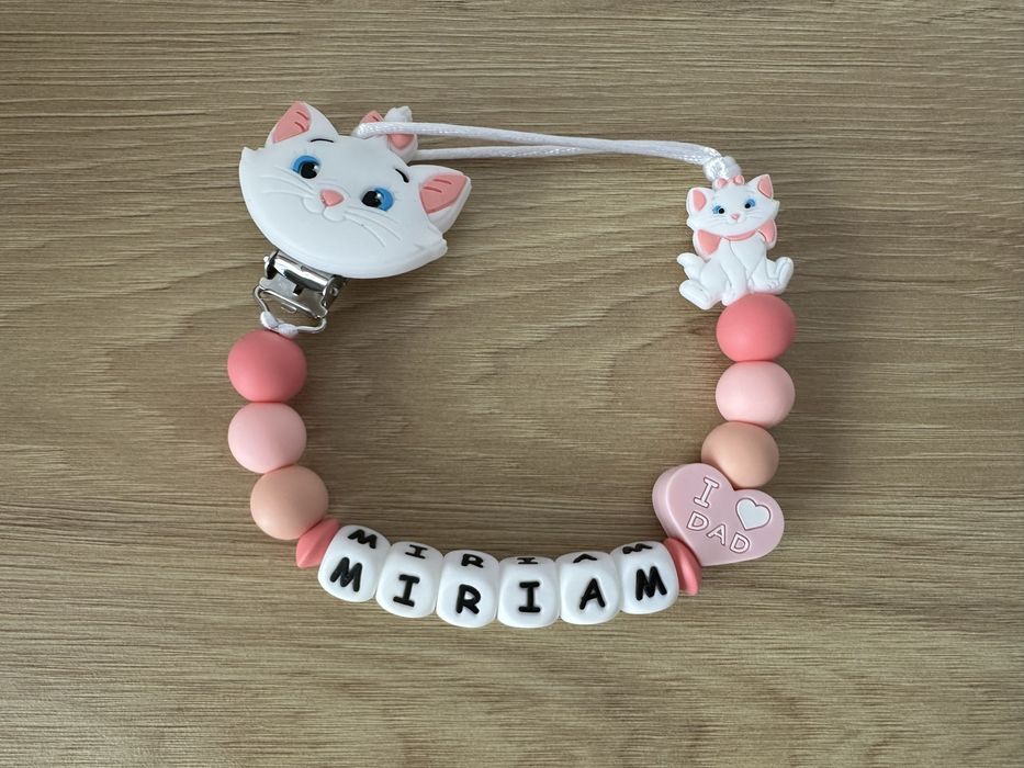 Lantisoare pentru suzete personalizate din silicon alimentar