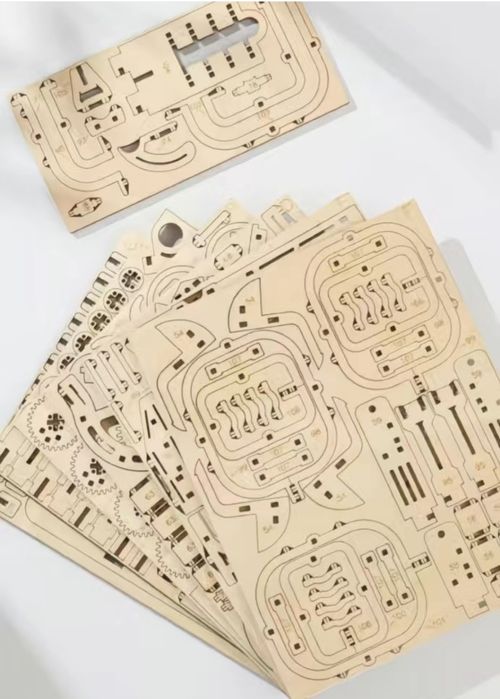 Деревянный конструктор, DIY 3D пазл, Stem