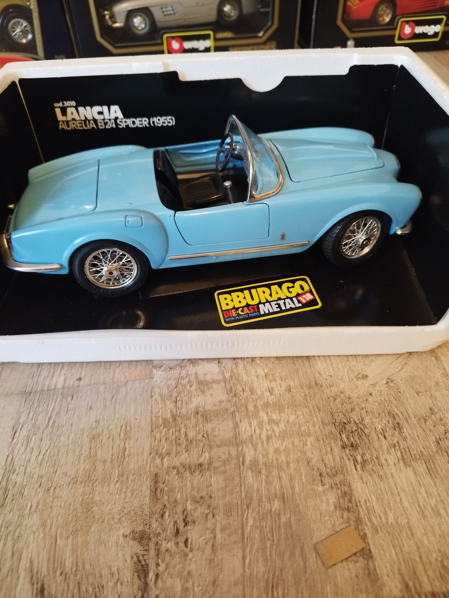 LANCIA AURELIA B24, SPIDER (1955), macheta Bburago scara 1:18