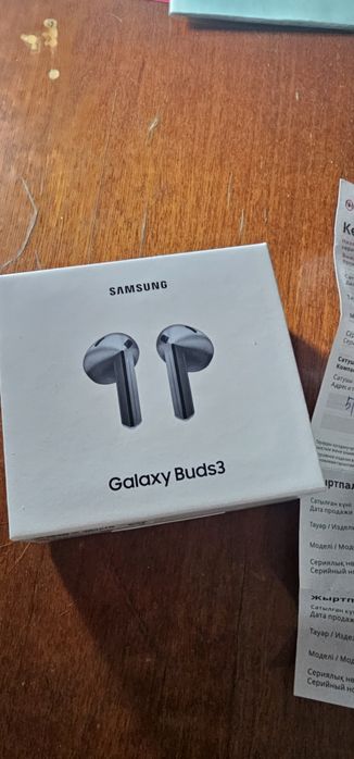 Наушники Samsung Galaxy Buds3 серебристый