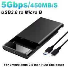 Кутия за външен твърд диск с USB 3.0- 2.5" SATA