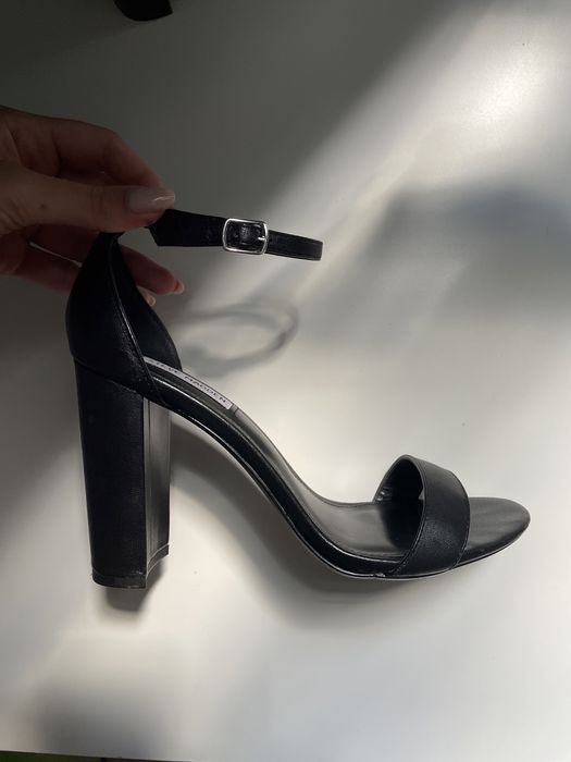 Nepurtate - Sandale Steve Madden noi de piele - 41/40.5