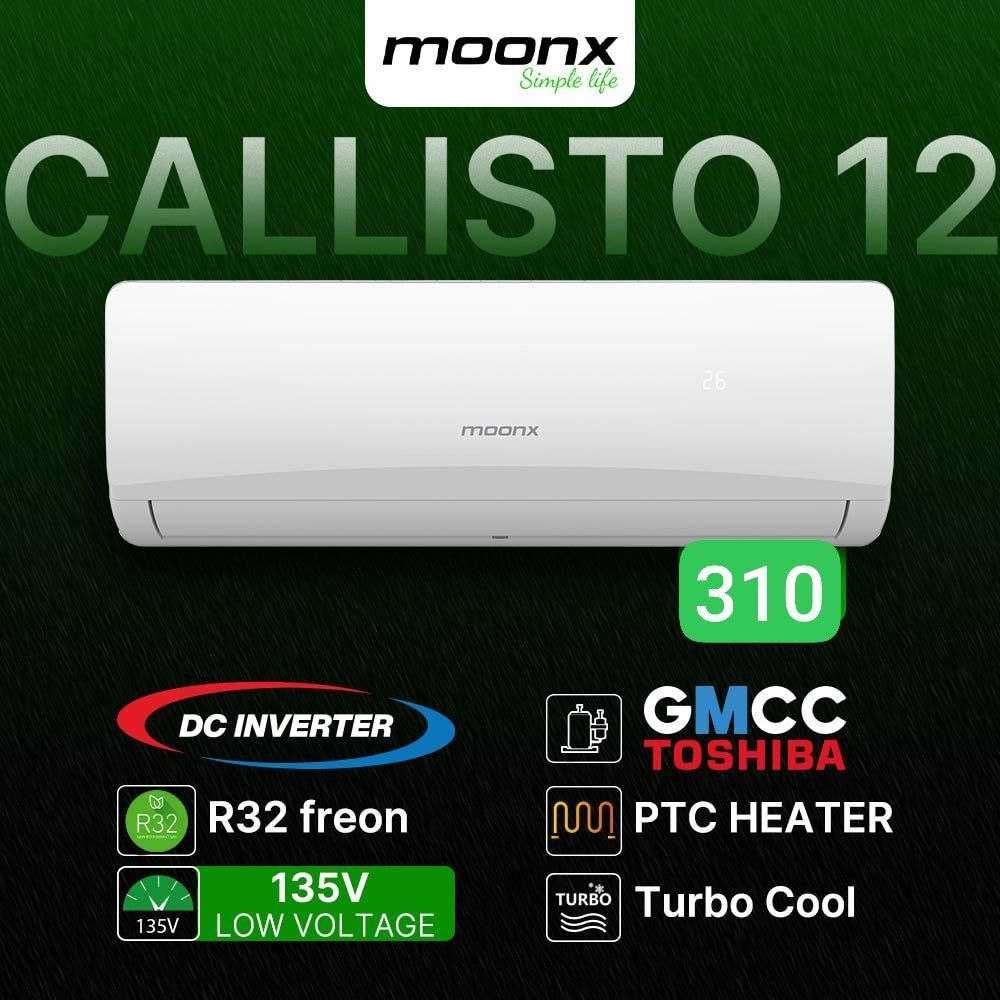 Кондиционер MOONX 12 INVERTER ТЭН -25\ +55 работает R32 фреон