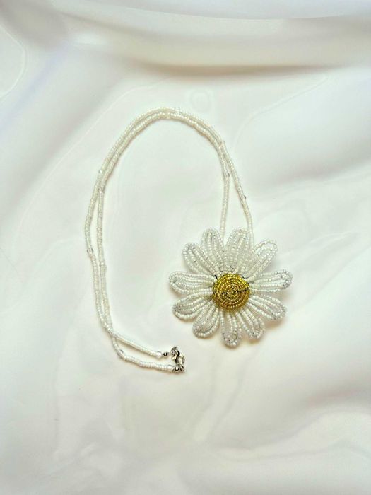 Set colier si cercei margarete