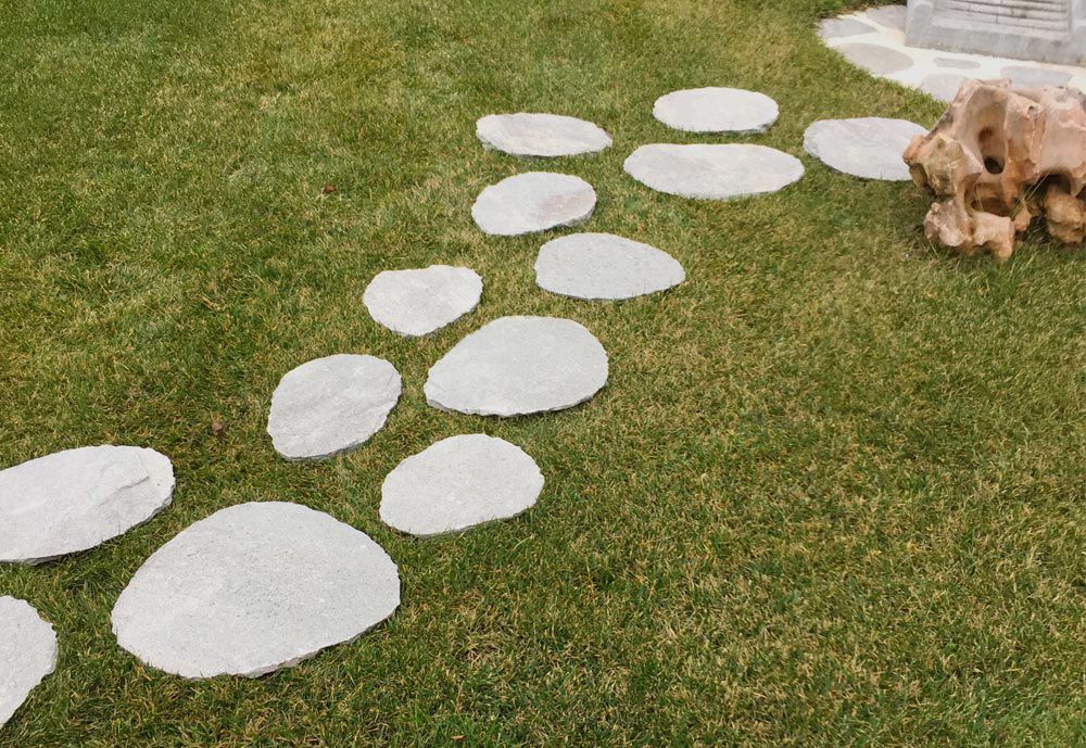 Pași japonezi /piatră decorativa Thassos