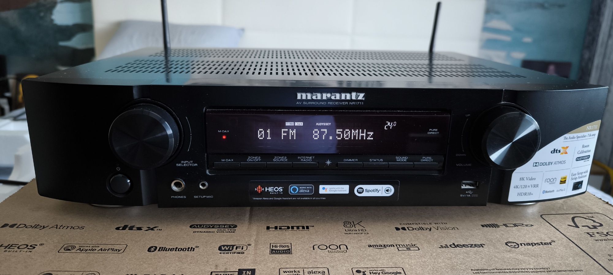Ресивър за домашно кино Marantz NR1711