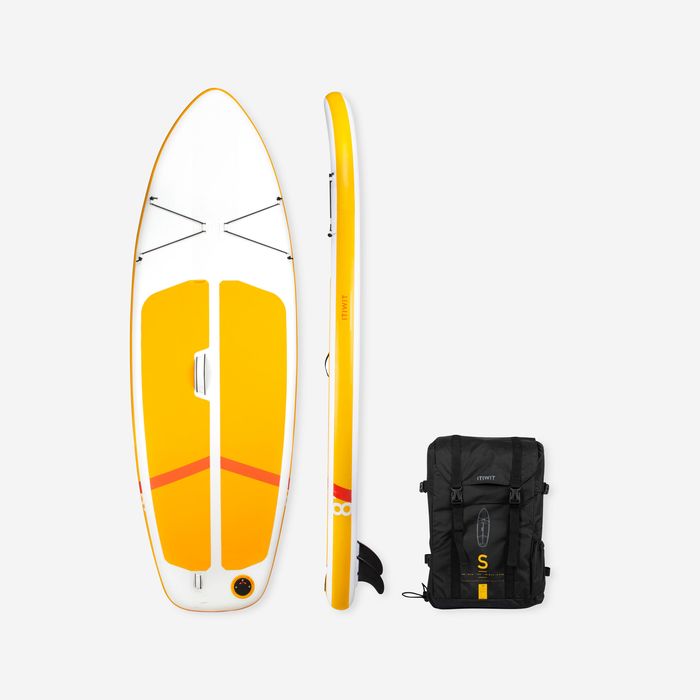 Sup gonflabil S Galben-Alb - No Size - produs resigilat Decathlon
