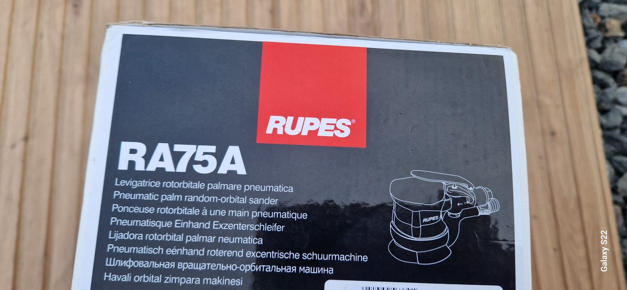 Rupes șlefuitoare pneumatică rotundă