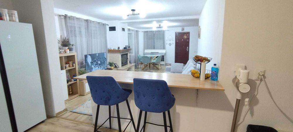 Casa 120mp 2 dormitoare  ,2 bai , 1800mp curte & gradină