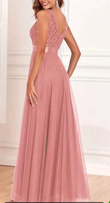 Официална рокля, цвят dusty pink