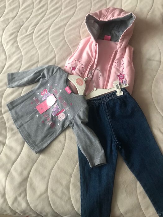 Комплект 3 части момиче 6-12 месеца