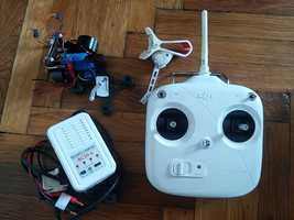 Accesorii drona DJI Phantom 1: telecomanda, incarcator Lipo, gimball
