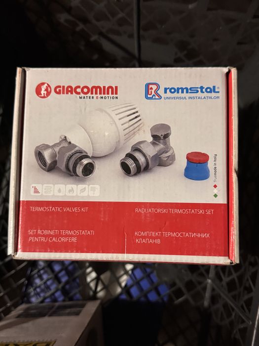 Robinet Calorifer Giacomini — modelul tur/retur + cap termostatic