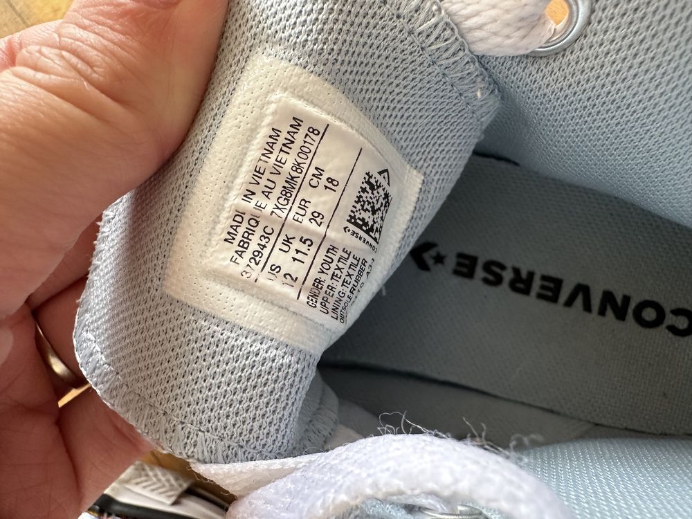 Детски кецове Converse за момиче