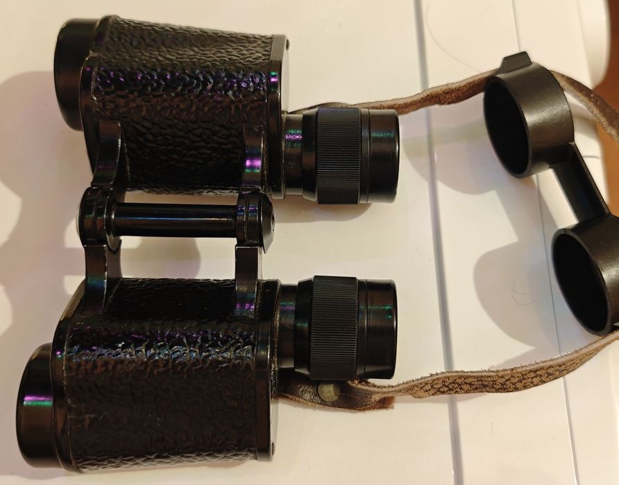 Бинокъл Б 8Х30, от българската армия през 50-те години. .