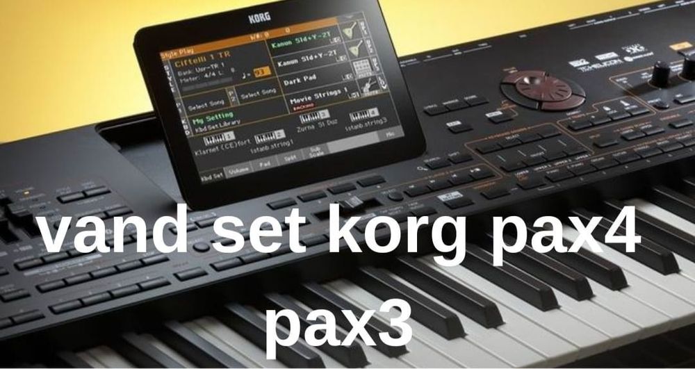 Vand diverse seturi Korg Pax3 și Pax4