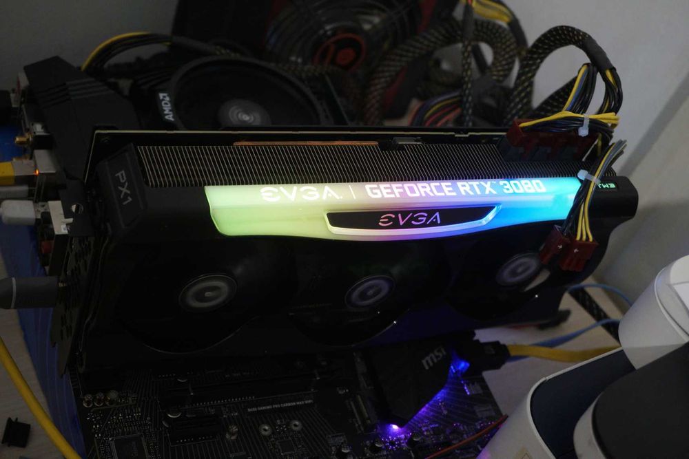 Видеокарта GPU, Nvidia RTX 3080 10GB EVGA FTW 3 / Вкл.ДДС