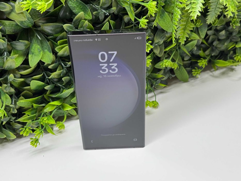 ! КаТо НоВ ! Samsung S23 Ultra 256GB Black Гаранция
