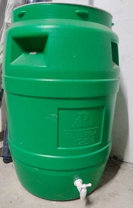Butoi 120 litri Plastor cu robinet