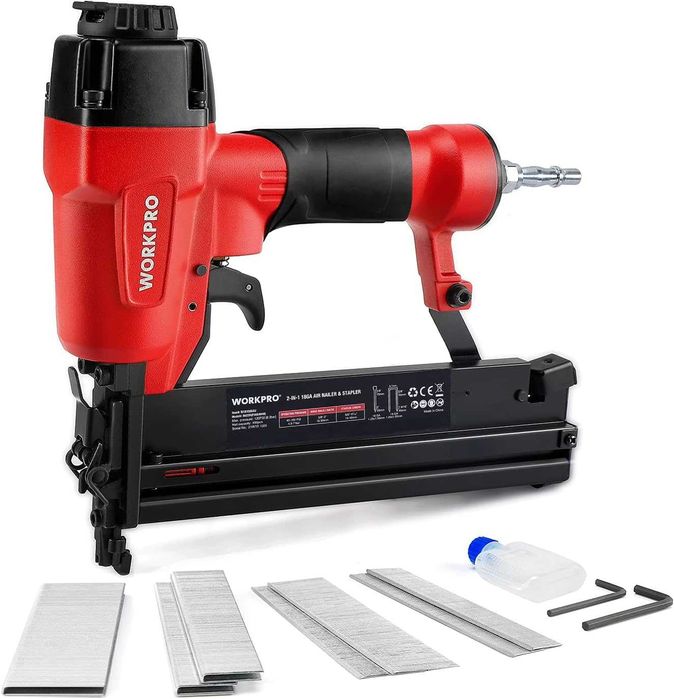 Pistol Pneumatic Profesional Cuie/Capse + 300 cuie, REDUS de la 450RON