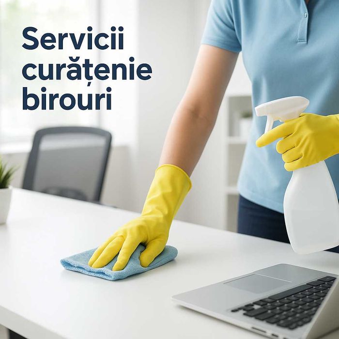 Oferim servicii de curățenie pentru birouri