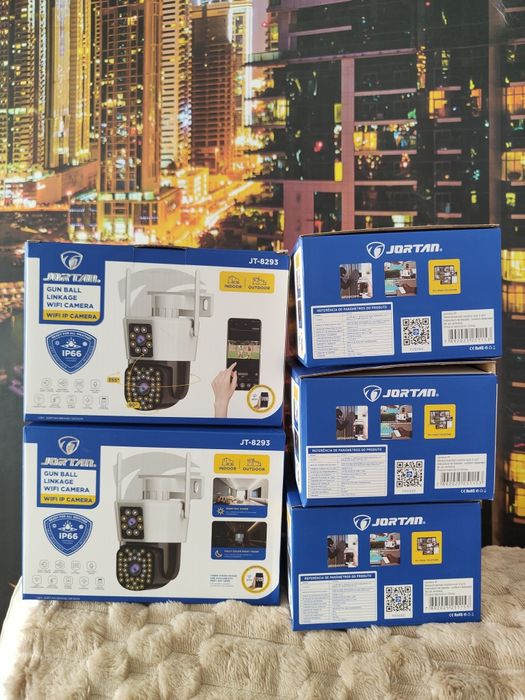 Camera Video Dubla Full HD leduri și infraroșu 6MP + Card MicroSD