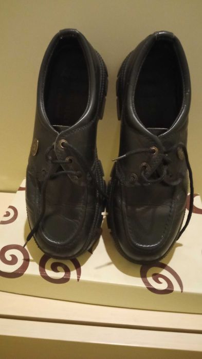 Италиански мъжки обувки естествена кожа №40