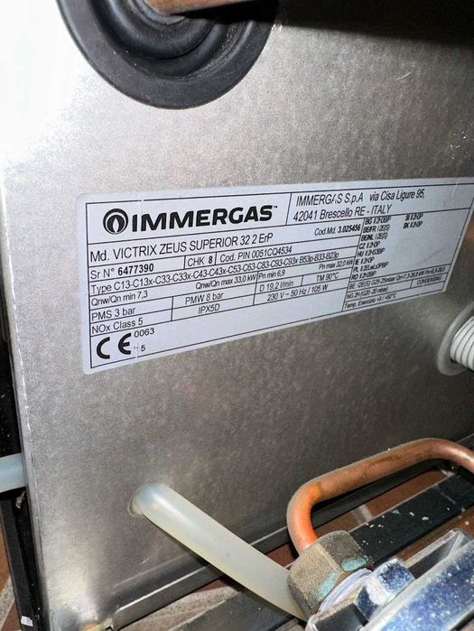 Centrala Immergas Victrix Zeus Superior 32 kW